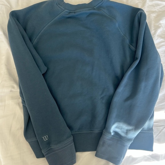 Wilson Blue Logo Crewneck Sweatshirt - Picture 2 of 3